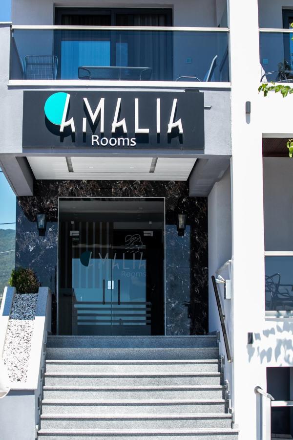 Amalia Rooms Sea View Vrasná Dış mekan fotoğraf